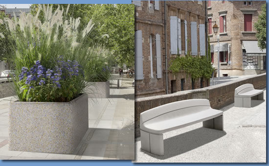 Jardiniere // Banc